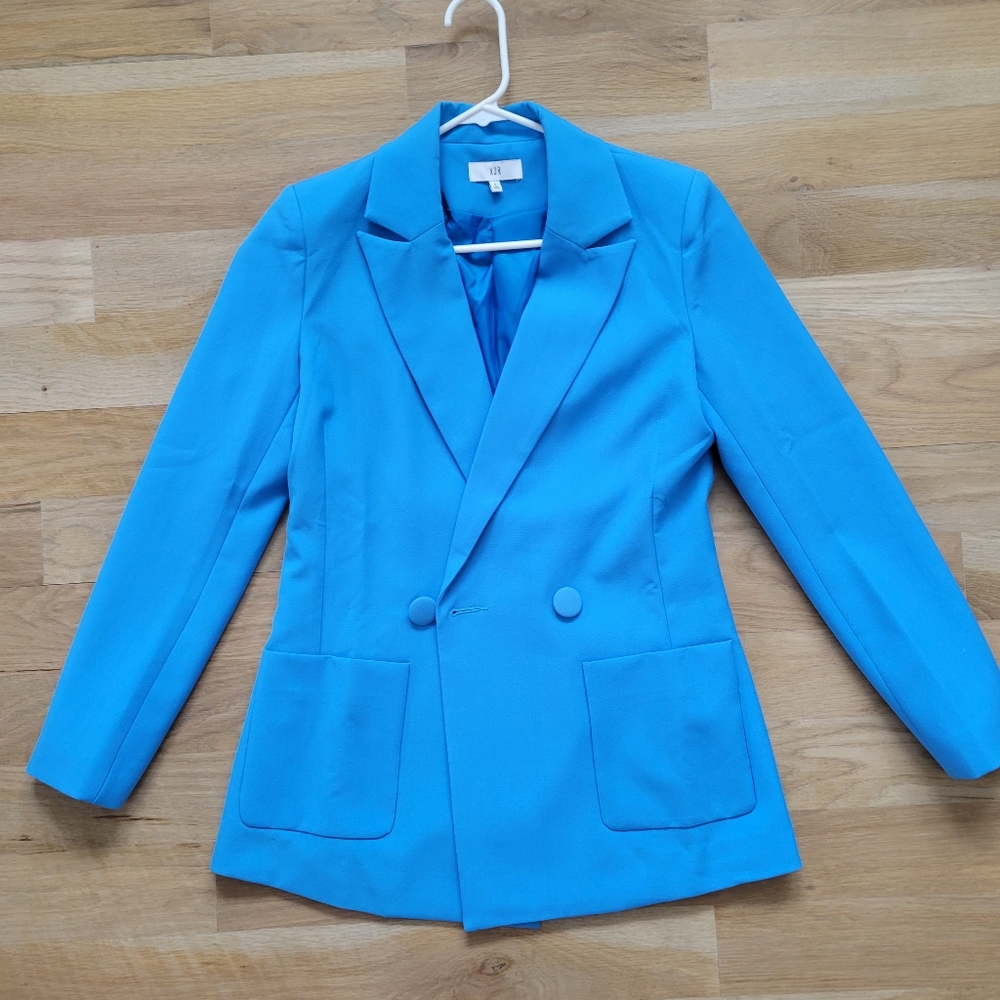 Nsr teal oversized jacket